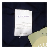 Navy Polka Dot Chiffon Cap Sleeve Maternity Nursin