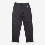 Carter Washed Black Wide-Leg Jeans