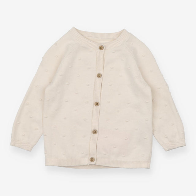 Cardigan Cream Bobbled 