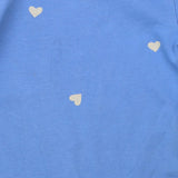 Dress blue jersey LS hearts