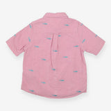 Shirt pink with sharks 