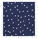 Midi Skirt Polka Dot Button Detail Navy