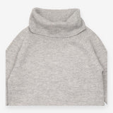 Jumper Dress Cowl Neck Knit Grey