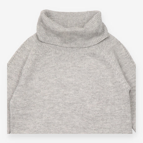 Jumper Dress Cowl Neck Knit Grey