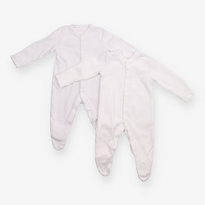Sleepsuit White 2-Pack