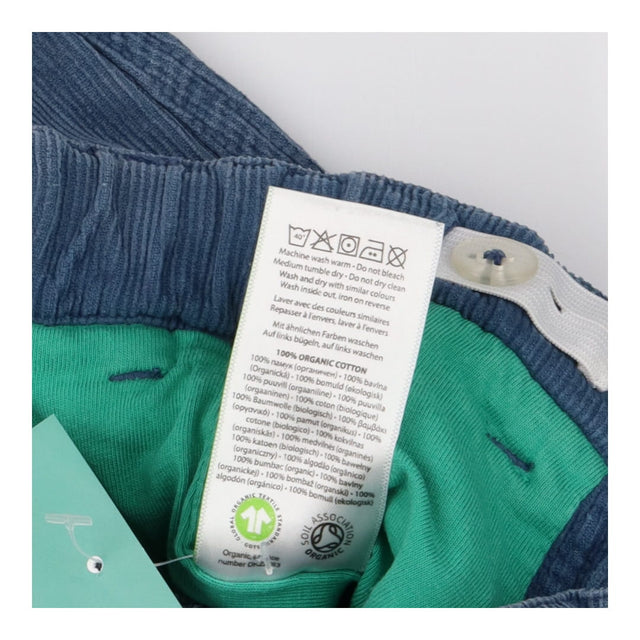 Navy Cords Green Lined
