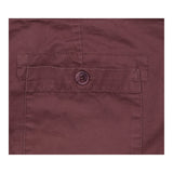 Skirt Dusky Purple Cotton Casual Pockets Knee Abov