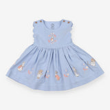 Dress chambray scalloped edges peter rabbit and fr