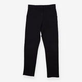 Black jersey school trousers