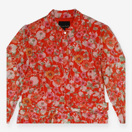 Lottie Floral Pleated Shirt Dress