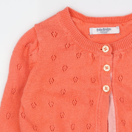 Cardigan coran pointelle 