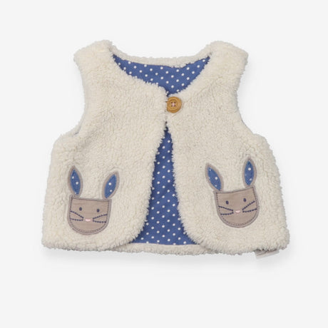 Fur Gilet with bunny pockets