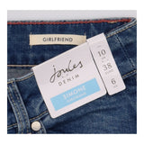 Simone Girlfriend Jeans Stretch Denim Blue