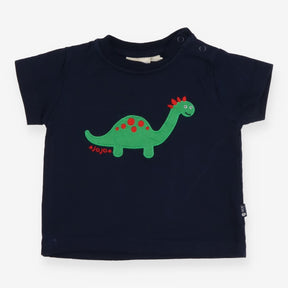 Navy T-shirt Dinosaur Applique