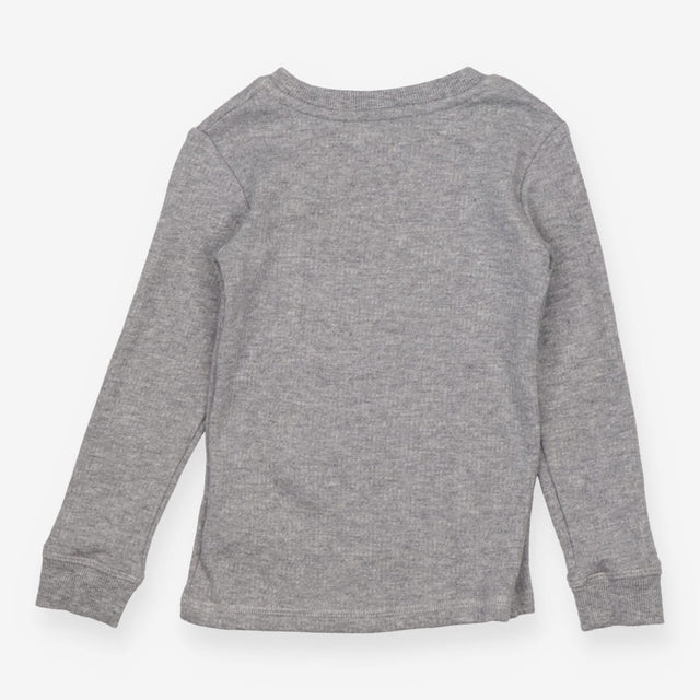 Thermal Long Sleeve Tops Grey