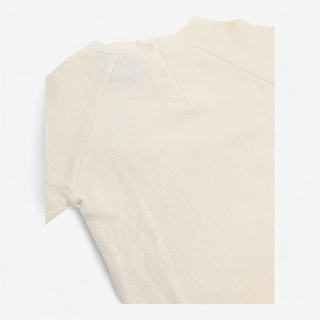 Top Long Sleeve Cream waffle