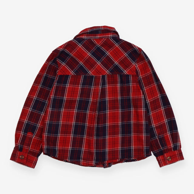 Tartan Red and Navy Shirt