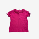 Pink Frill Sleeve T-shirt