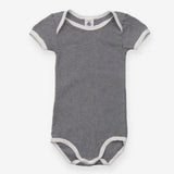 Bodysuit black and white striped 