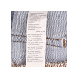 Jeans Light Wash Blue Straight Leg Faded Denim