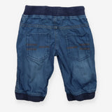 Jeans blue stretch waist cuffs