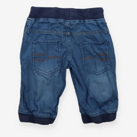 Jeans blue stretch waist cuffs