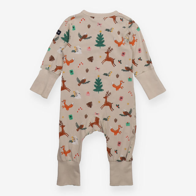 Beige festive animal onesie