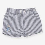Shorts peter rabbit blue striped