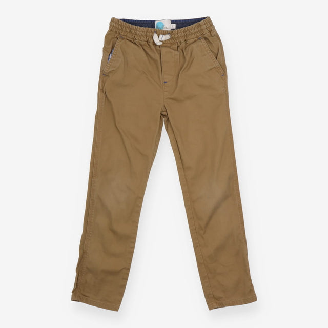 Elastic waist chino trousers sand