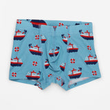 Pants Blue and Red Boats