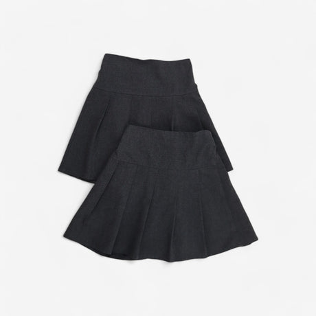 Grey school skirt 2pcs