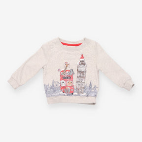 Sweatshirt grey Christmas in London