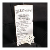 Skirt Pencil Satin Waistband Black