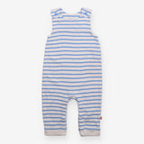 Dungaree white and blue stripe