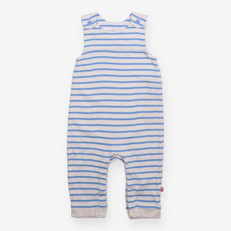 Dungaree white and blue stripe