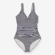 Swimsuit navy stripe
