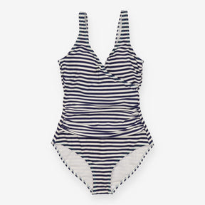 Swimsuit navy stripe