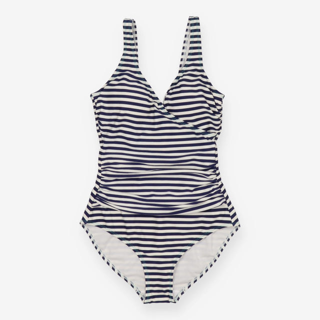 Swimsuit navy stripe