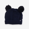 Bobble Hat Navy Knit