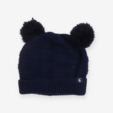 Bobble Hat Navy Knit