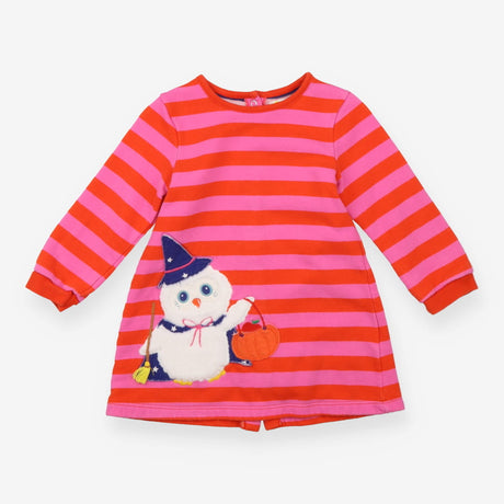 Dress red and pink stripe owl trick or treat