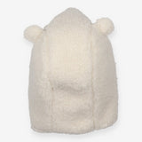 Fleece Hat White Bear Ears
