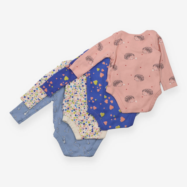 Long Sleeve Bodysuits 4pc
