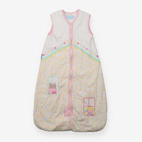 White Cat and Little Girl Sleeping Bag 2.5 Tog