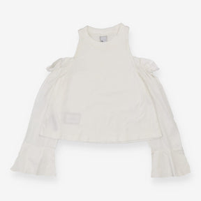 Cream off the shoulder Top