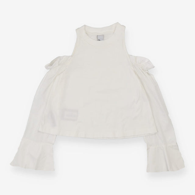 Cream off the shoulder Top