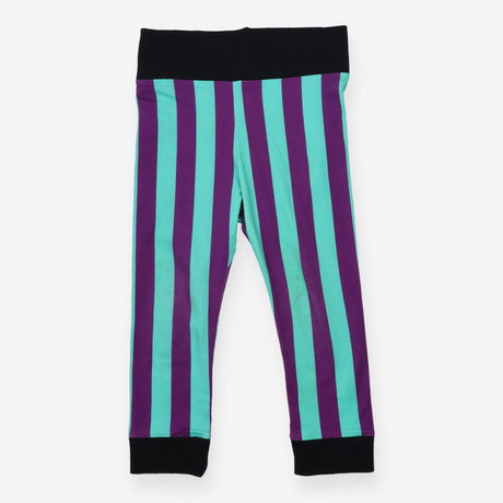 Green and Purple Striped Joggers 