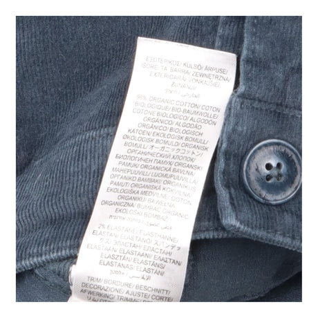 Skirt Midi Corduroy Button Front Grey