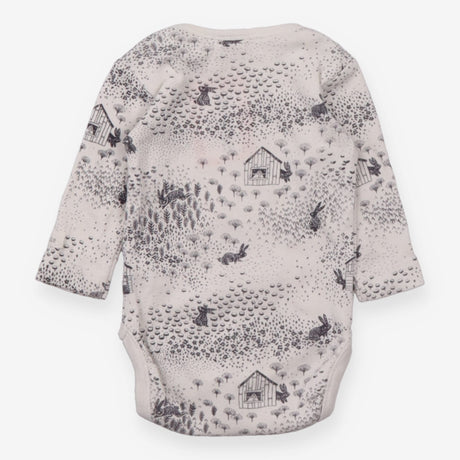 Bodysuit white bunny fields