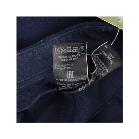 Trousers navy tailored